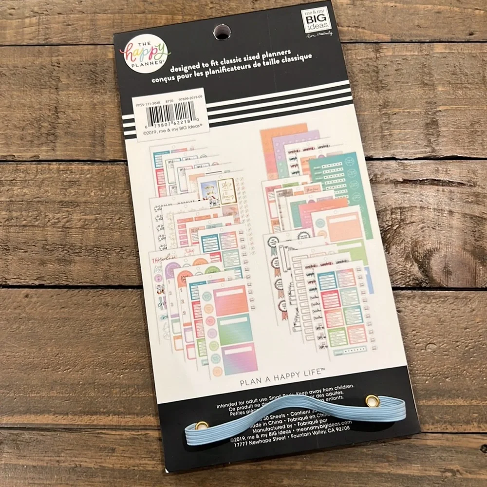 The Happy Planner Digital Detox sticker sheets